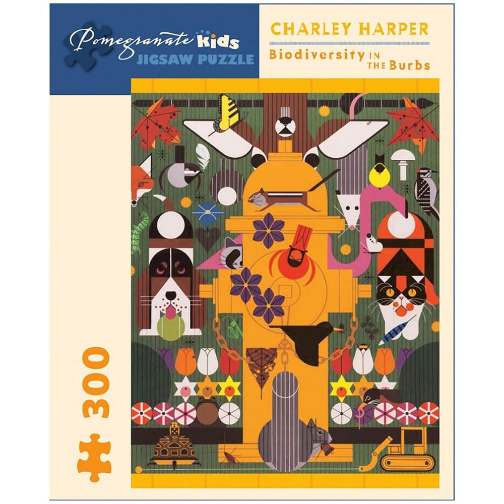 Charley Harper - Biodiversity in the Burbs Jigsaw Puzzle- 300 Pieces商品第1张图片规格展示