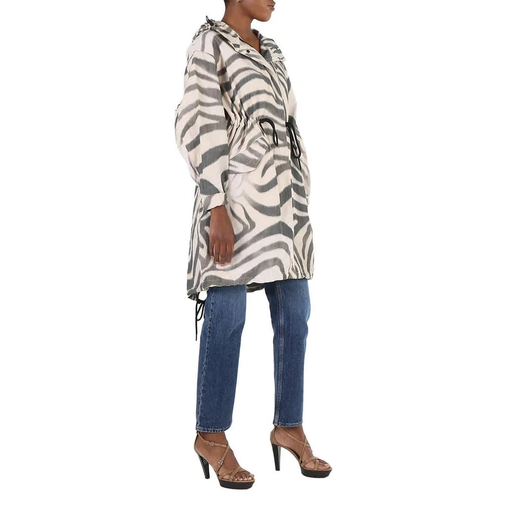 商品Moncler|Moncler Zebra-print Achird Long Parka Coat, Brand Size 0 (X-Small),价格¥5800,第2张图片详细描述