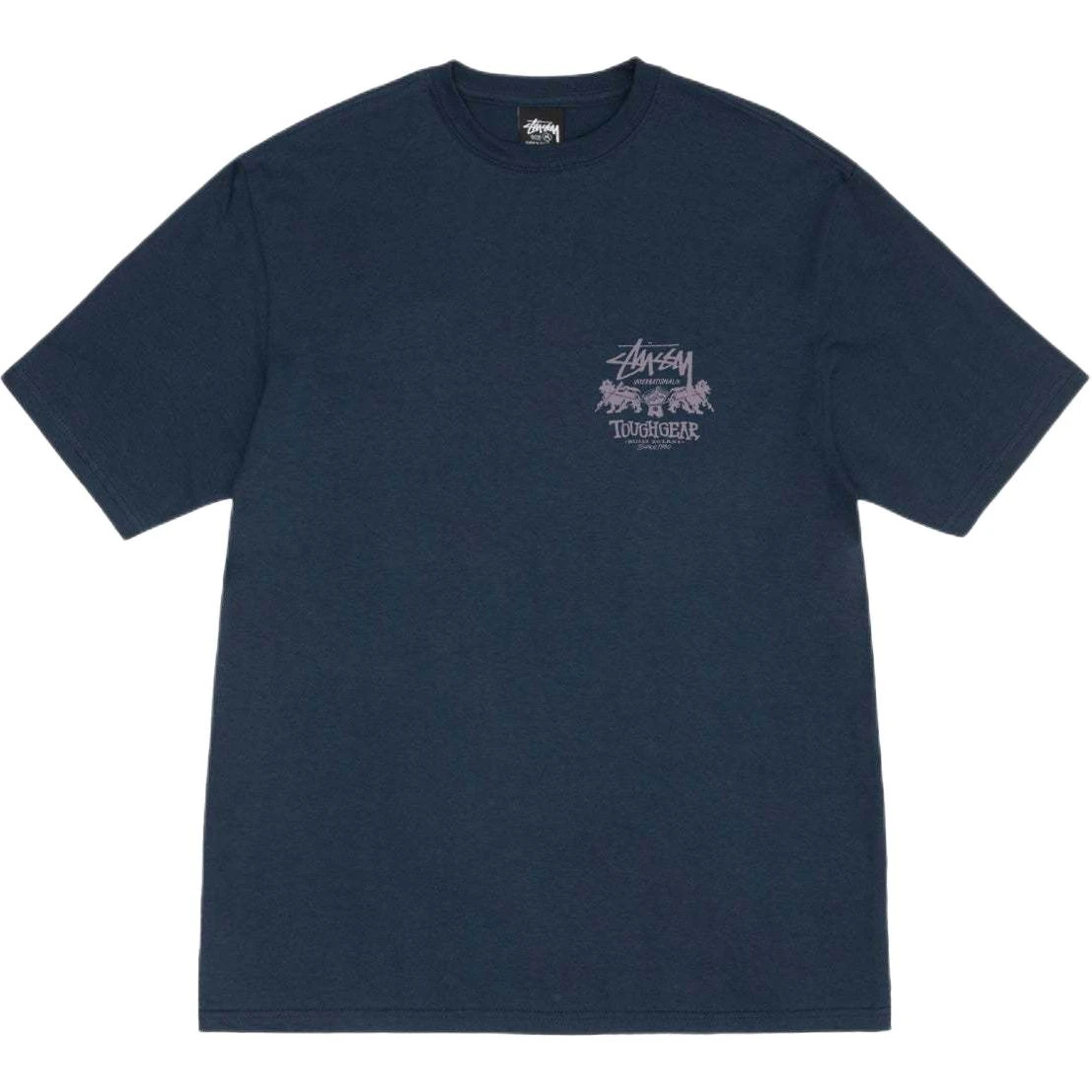商品[国内直发] STUSSY|FW24 TOUGH GEAR INTERNATIONAL TEE logo印花宽松罗纹圆领短袖T恤 男女同款,价格¥737,第9张图片详细描述