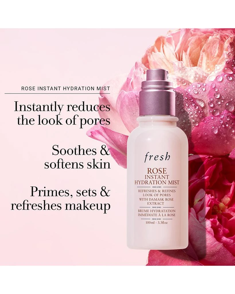 商品Fresh|Rose Hydration Pore-Minimizing Mist, 3.3 oz.,价格¥202,第4张图片详细描述