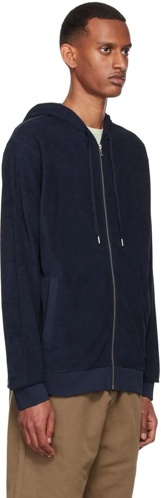 商品Sunspel|Navy Towelling Zip Jacket,价格¥425,第2张图片详细描述