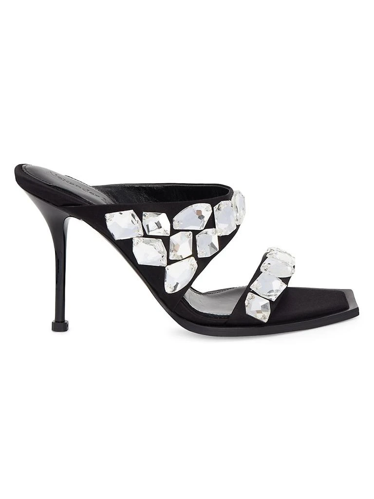 商品Alexander McQueen|Crystal-Embellished Mules,价格¥3885,第1张图片