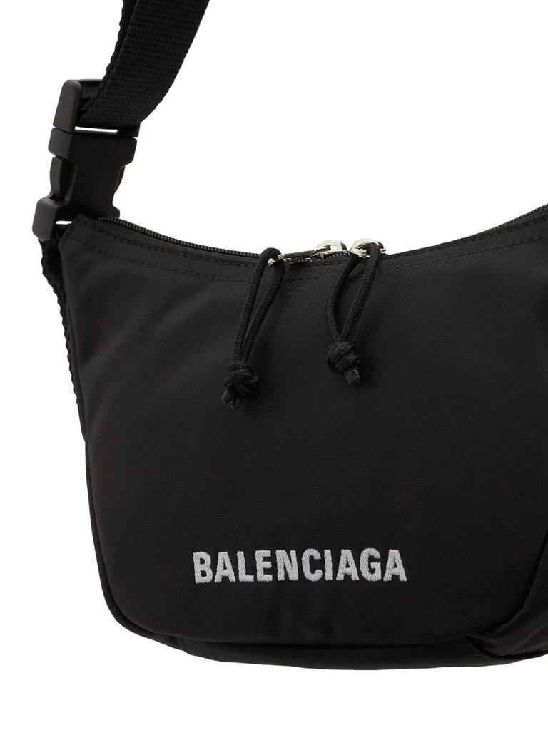 商品Balenciaga|Wheel Sling Nylon Shoulder Bag,价格¥5346,第4张图片详细描述