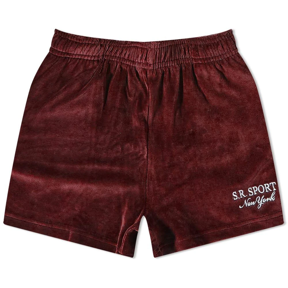 商品Sporty & Rich|Sporty & Rich Andy Velour Disco Shorts,价格¥361,第1张图片