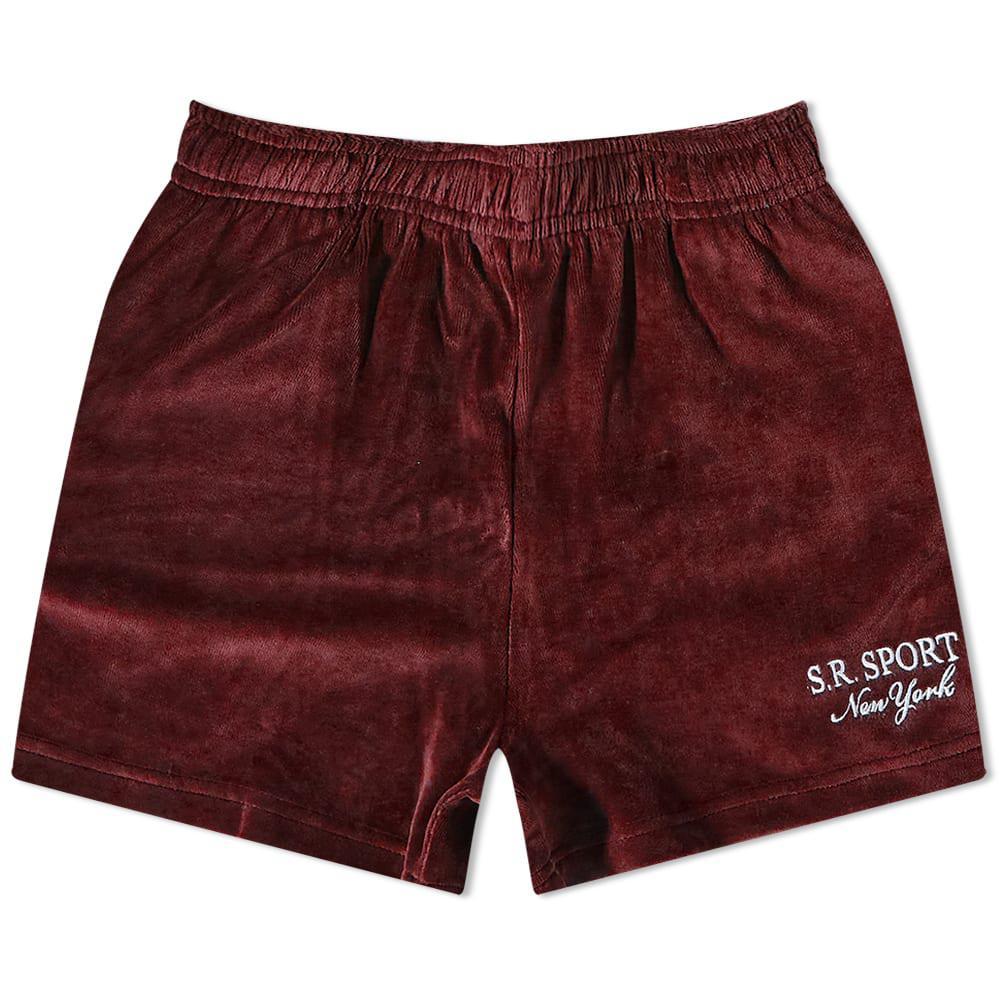 商品Sporty & Rich|Sporty & Rich Andy Velour Disco Short,价格¥701,第1张图片