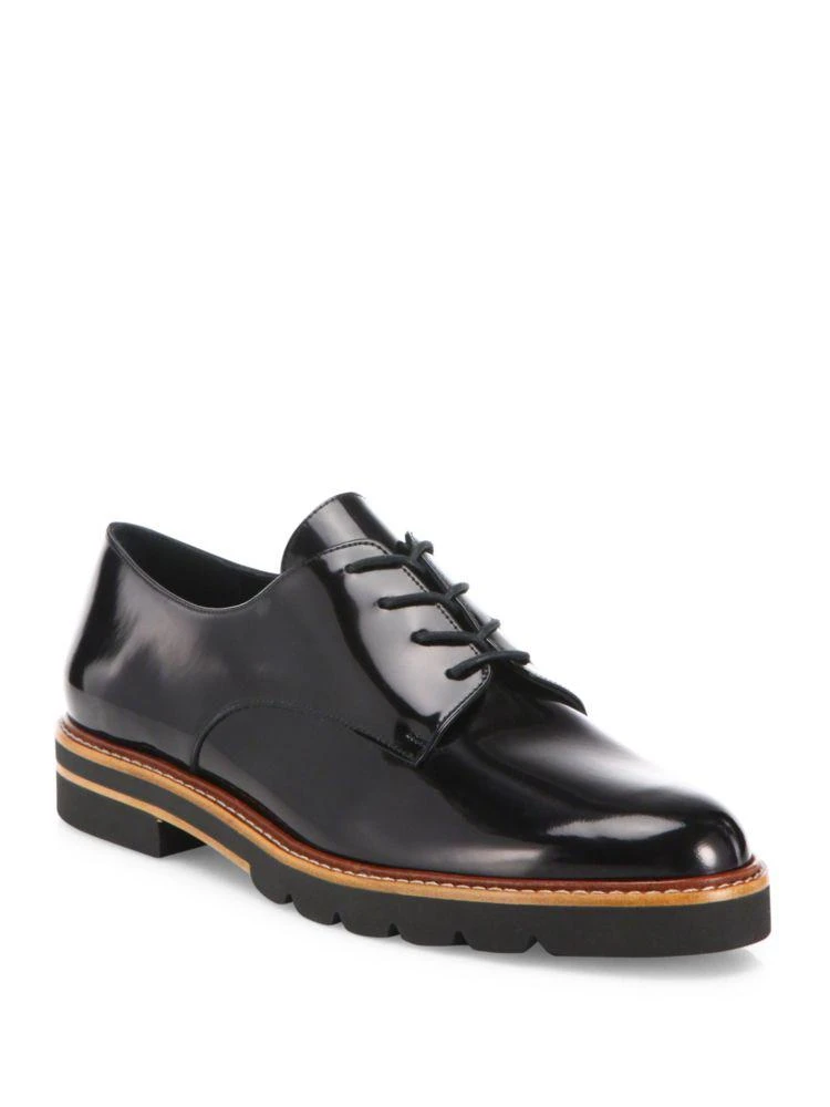商品Stuart Weitzman|Metro Patent Leather Oxfords,价格¥1341,第1张图片