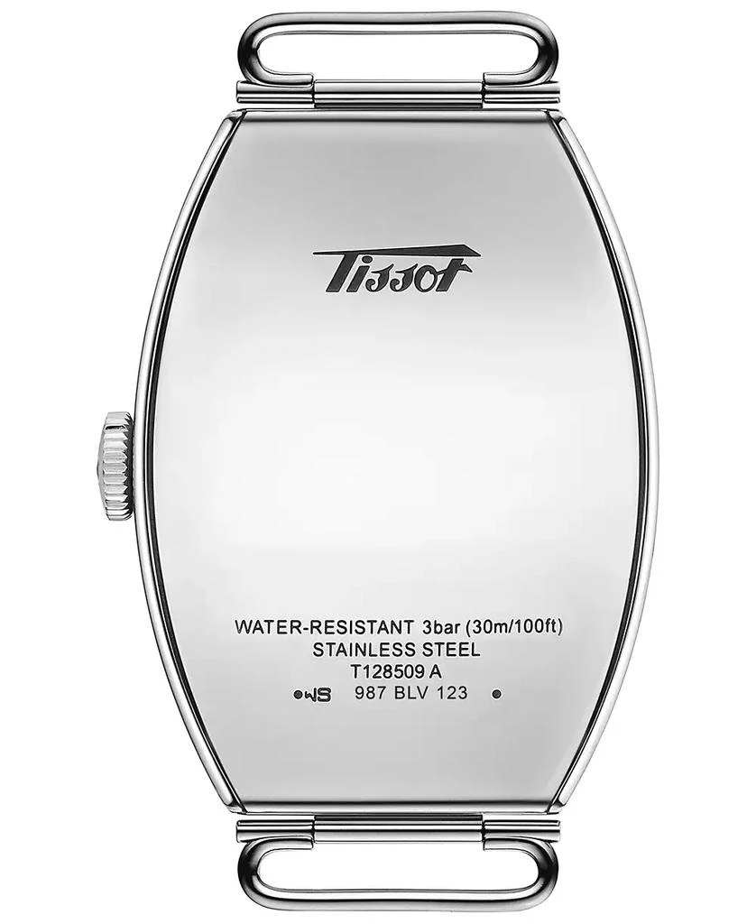 商品Tissot|手表 男款 中性瑞士黑色皮革表带手表,价格¥3013,第4张图片详细描述