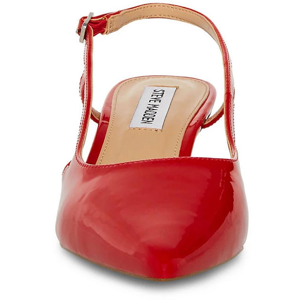 商品Steve Madden|Legaci Womens Patent Cut-Out Slingback Heels,价格¥677,第2张图片详细描述
