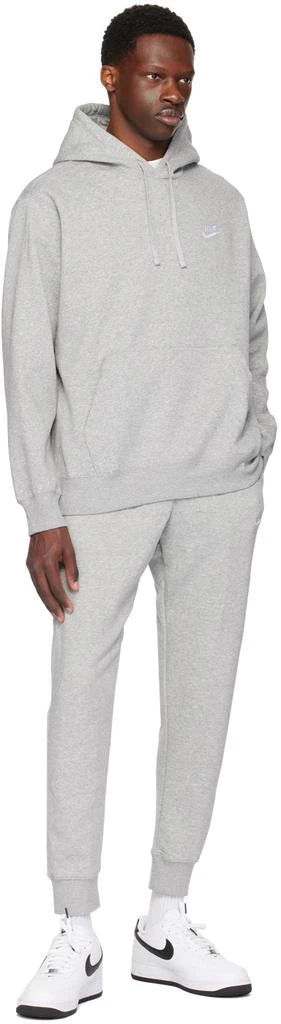 商品NIKE|Gray Embroidered Sweatpants,价格¥377,第4张图片详细描述