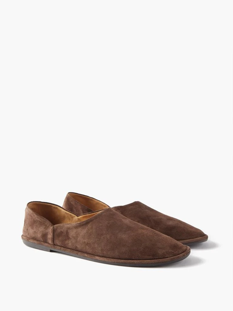 Canal suede slip-on shoes 商品