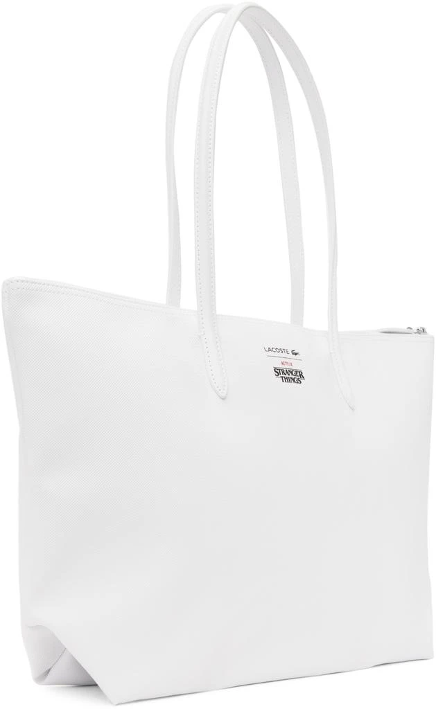 商品Lacoste|White Stranger Things Shopping Tote,价格¥924,第3张图片详细描述