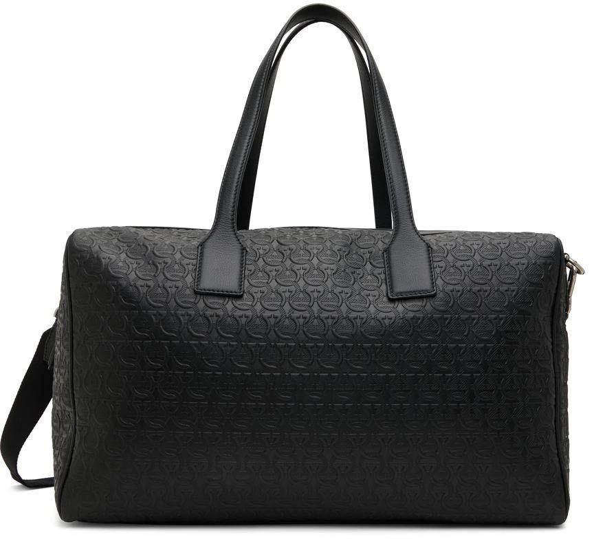 商品Salvatore Ferragamo|Black Gancini Duffle Bag,价格¥11044,第1张图片