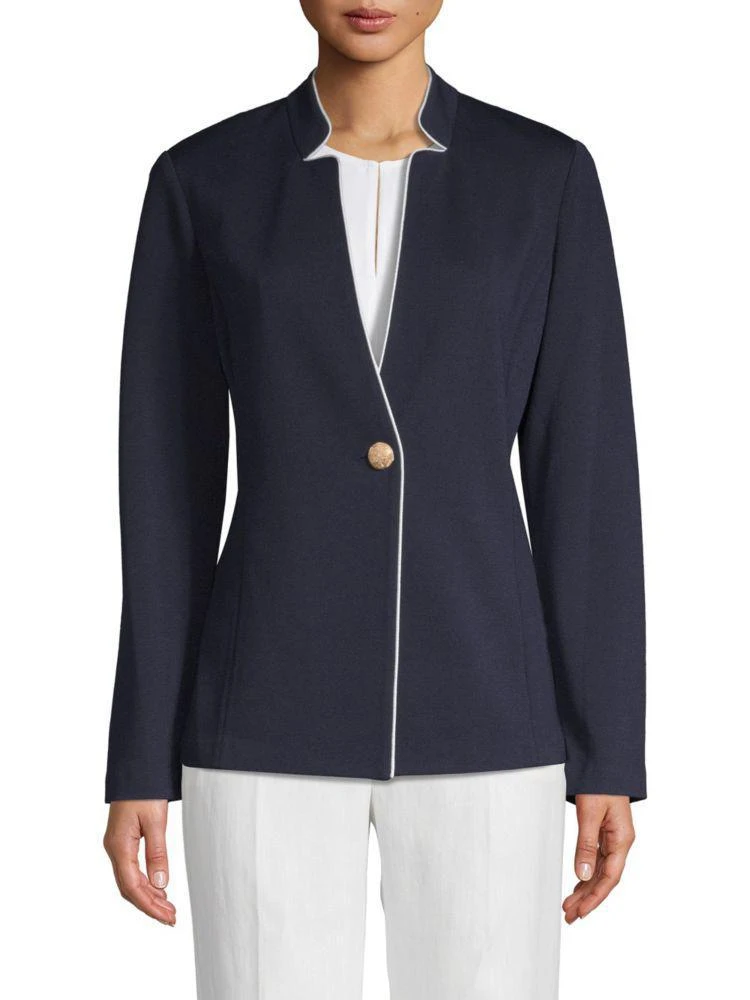 商品St. John Collection|Milano Knit Long-Sleeve Jacket,价格¥3908,第1张图片