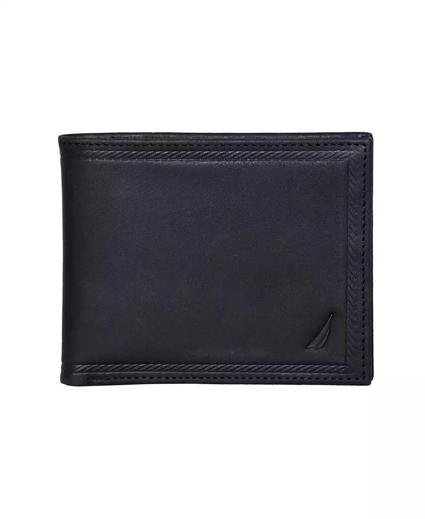 商品Nautica|Men's Credit Card Bifold Leather Wallet,价格¥333,第1张图片