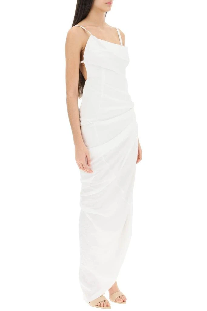 商品Jacquemus|'LA ROBE SAUDADE LONGUE' DRAPED DRESS,价格¥2617,第3张图片详细描述