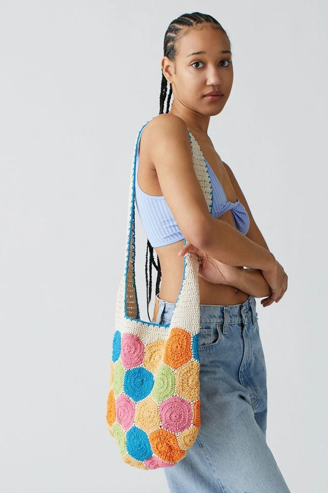 商品Urban Outfitters|Crochet Woven Shoulder Bag,价格¥113,第1张图片