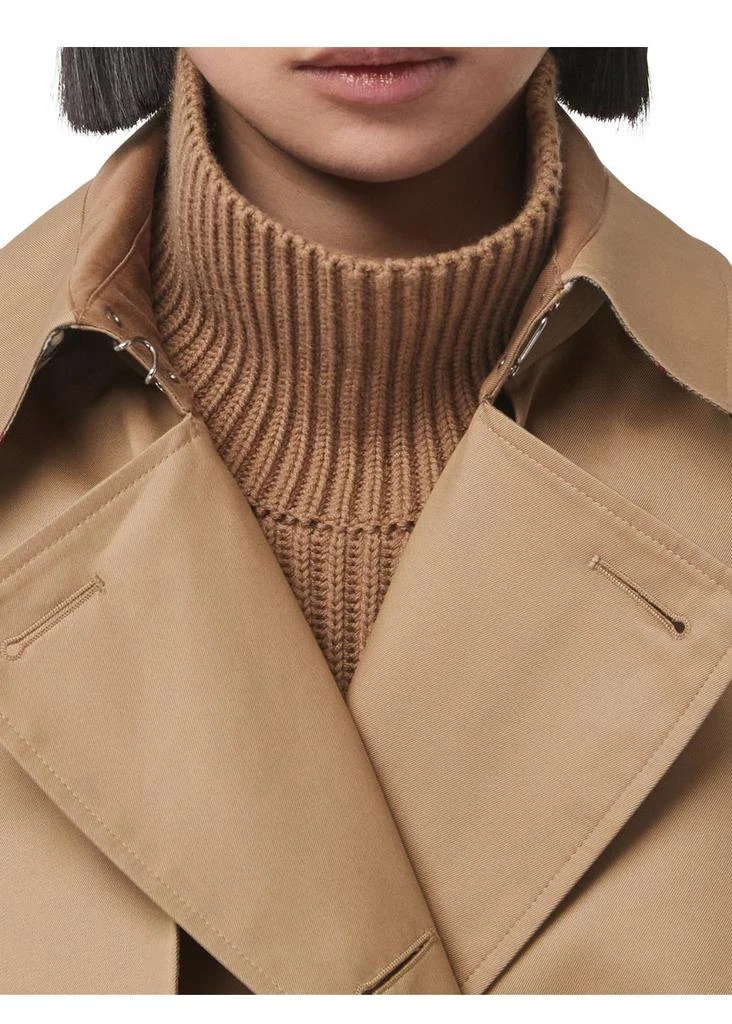 商品Burberry|Pocket detail cotton gabardine trench coat,价格¥18997,第2张图片详细描述