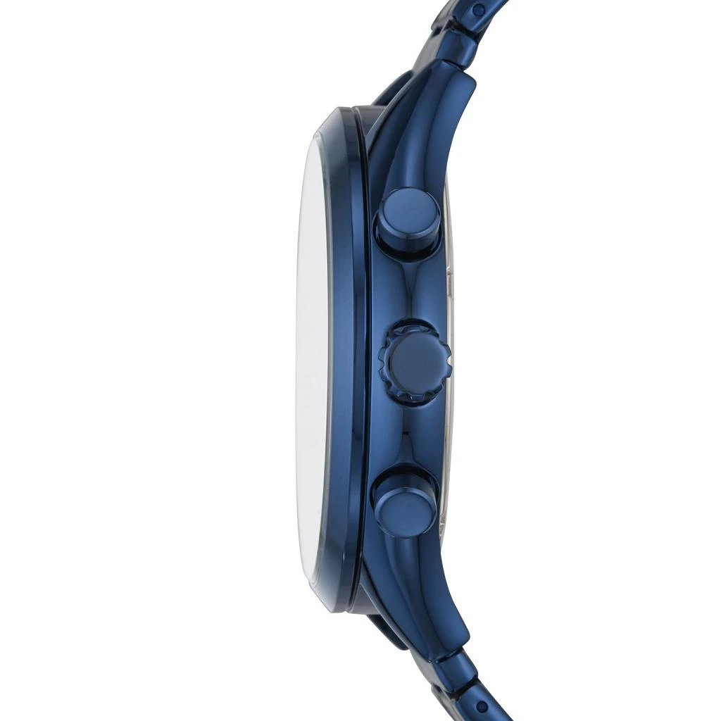 商品Fossil|Fossil Men's Fenmore Midsize Multifunction, Blue-Tone Stainless Steel Watch,价格¥607,第2张图片详细描述