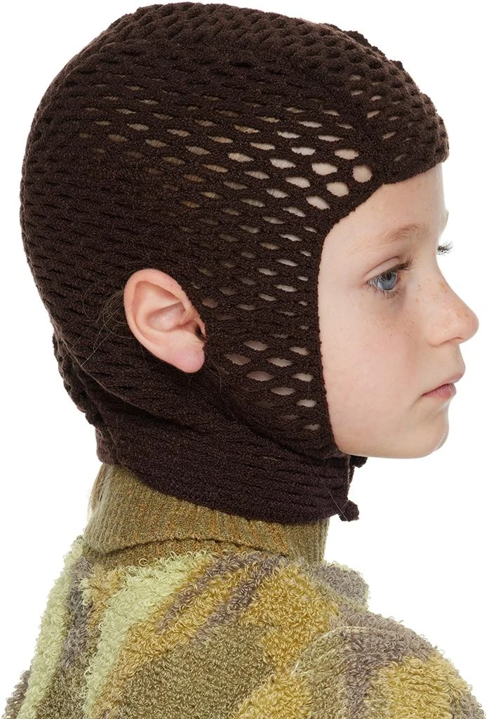 商品Isa Boulder|SSENSE Exclusive Kids Brown Helmet Hat,价格¥420,第3张图片详细描述