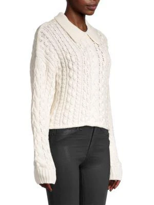 商品525 America|Cable-Knit Polo Sweater,价格¥1021,第3张图片详细描述