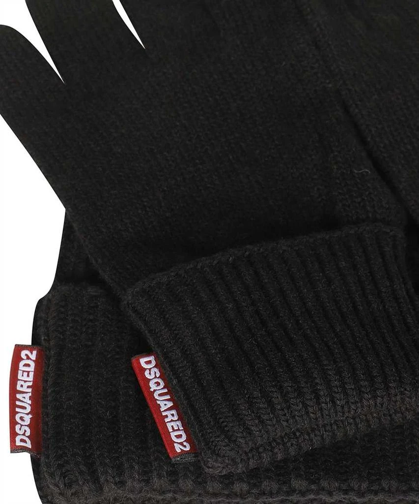 商品DSQUARED2|Knitted Hat And Gloves Set,价格¥1371,第3张图片详细描述