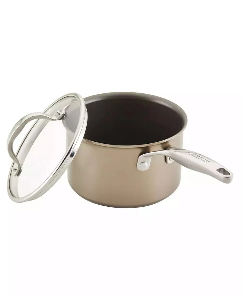 商品Anolon|Ascend Hard Anodized Aluminum Non-Stick 3-Quart Saucepan with Lid,价格¥1236,第1张图片