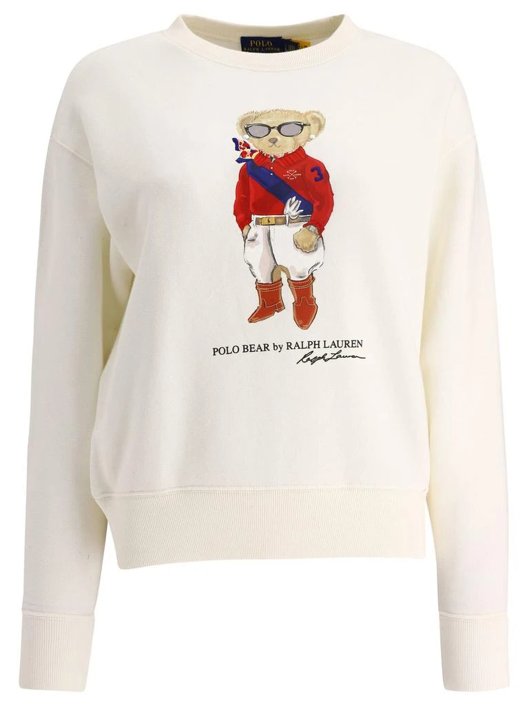 商品Ralph Lauren|Polo Ralph Lauren Bear Motif Crewneck Sweater,价格¥1321,第1张图片