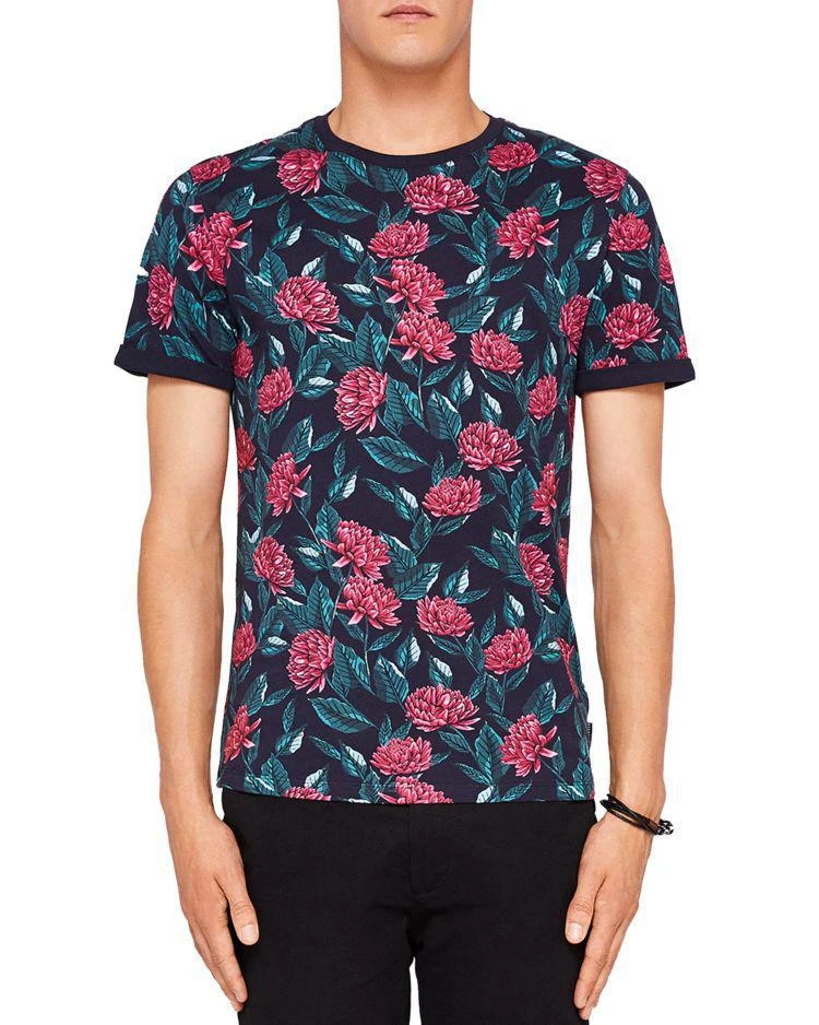 商品Ted Baker London|Ted Baker Alfiee Floral Print Tee,价格¥378,第1张图片