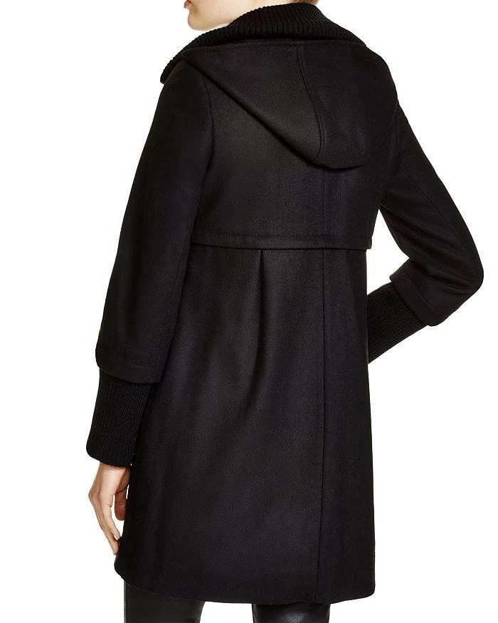 商品DKNY|Knit Trim Hooded Coat,价格¥2019,第2张图片详细描述