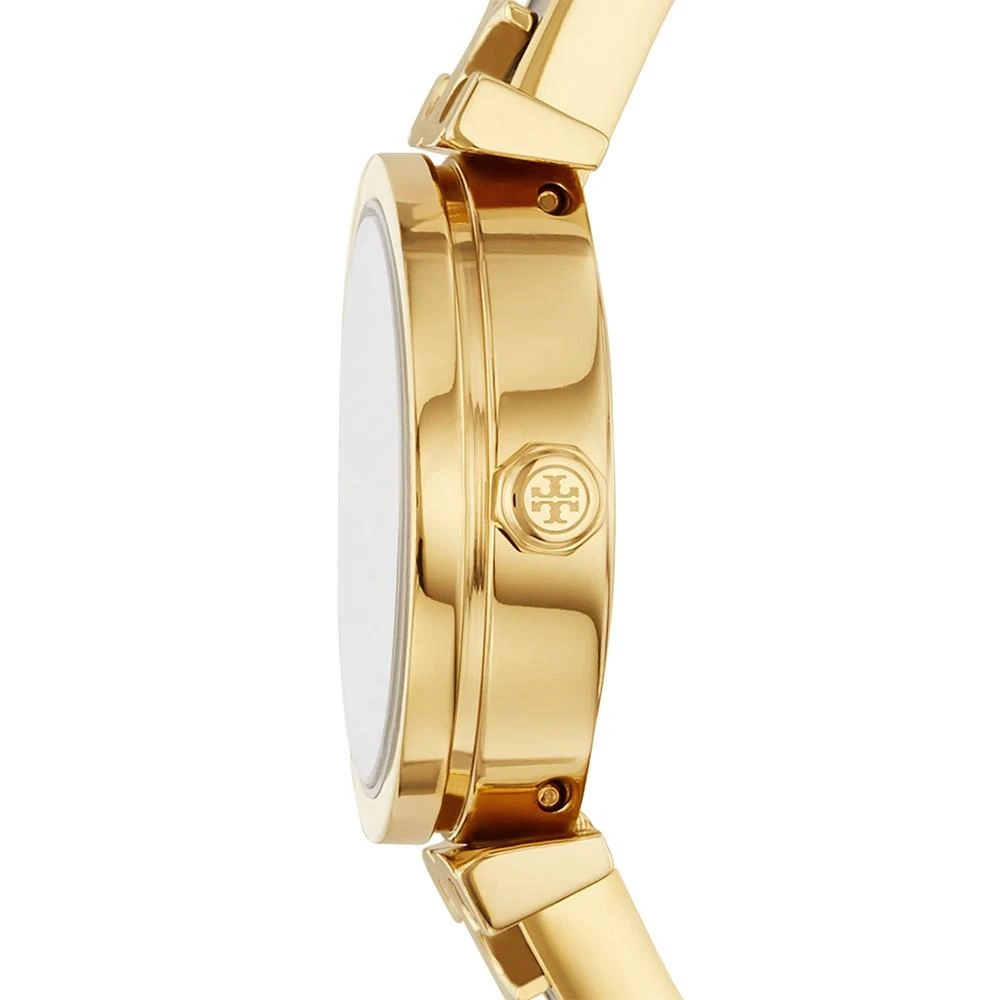 商品Tory Burch|Women's Slim Analog Gold-Tone & Navy Stainless Steel Bracelet Watch 22mm,价格¥1862,第3张图片详细描述