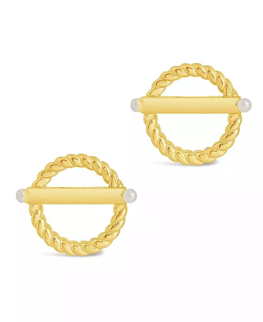 商品Sterling Forever|Women's Victoria Stud Earrings,价格¥341,第2张图片详细描述