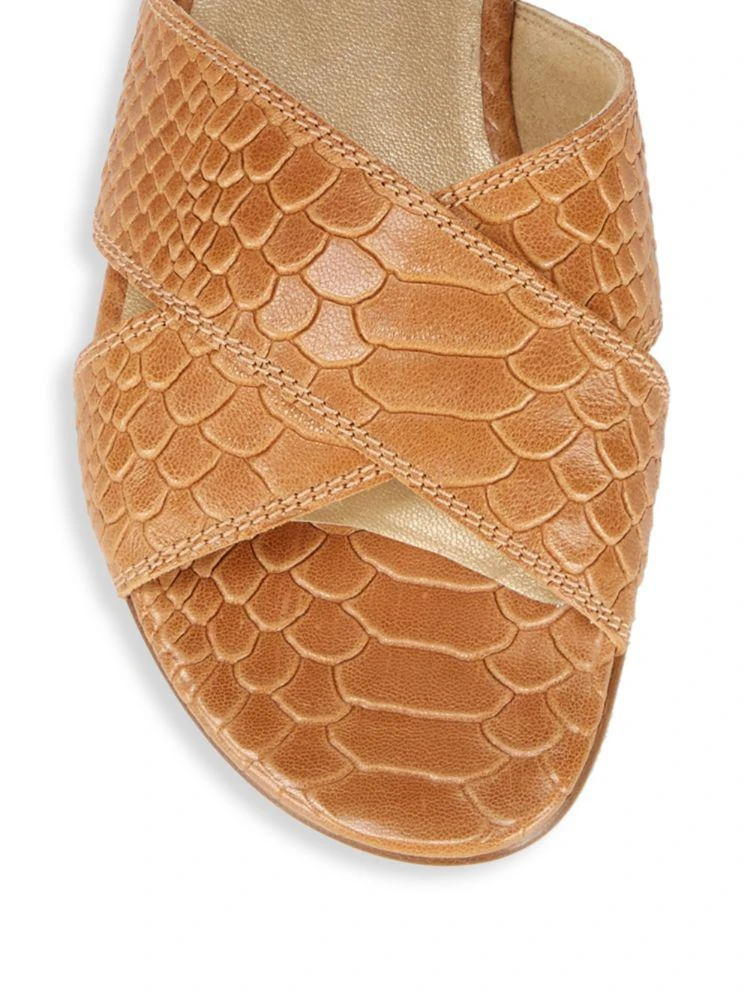商品Stuart Weitzman|Byway Leather Slides,价格¥1026,第3张图片详细描述
