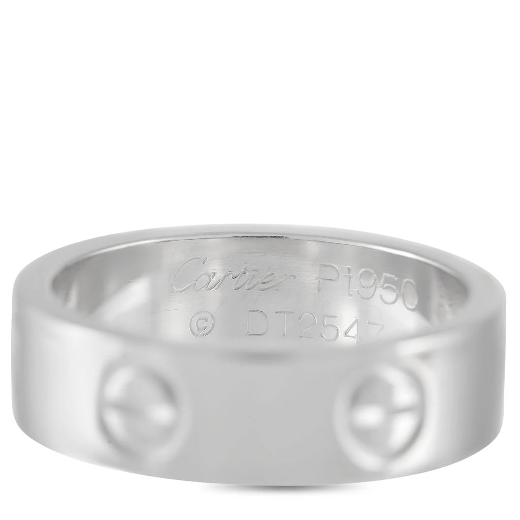 商品[二手商品] Cartier|Cartier LOVE Platinum Band Ring,价格¥14497,第4张图片详细描述