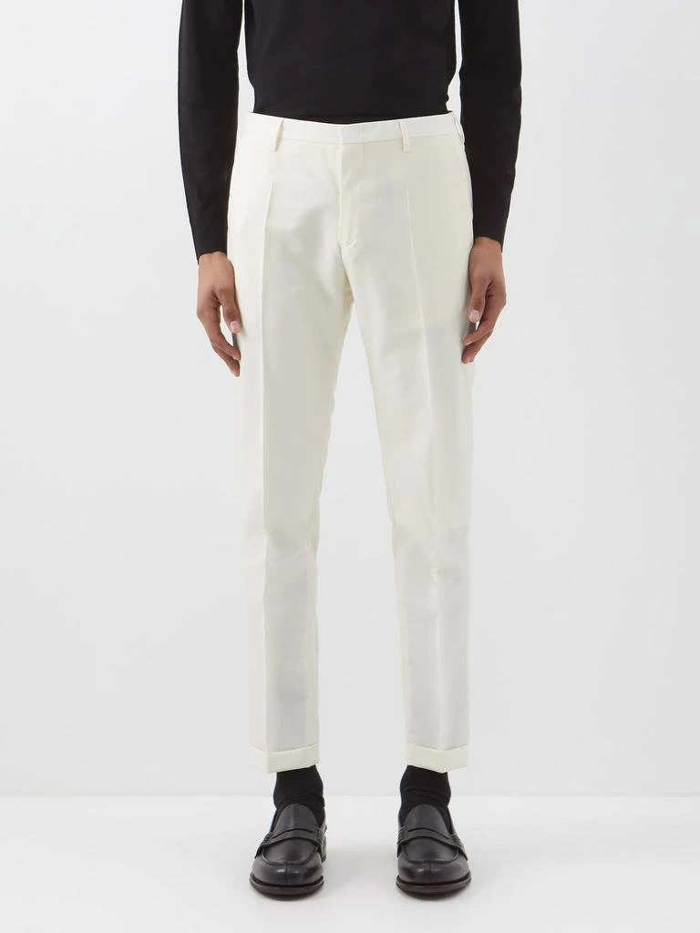 商品Paul Smith|Slim-leg wool-blend suit trousers,价格¥3376,第1张图片