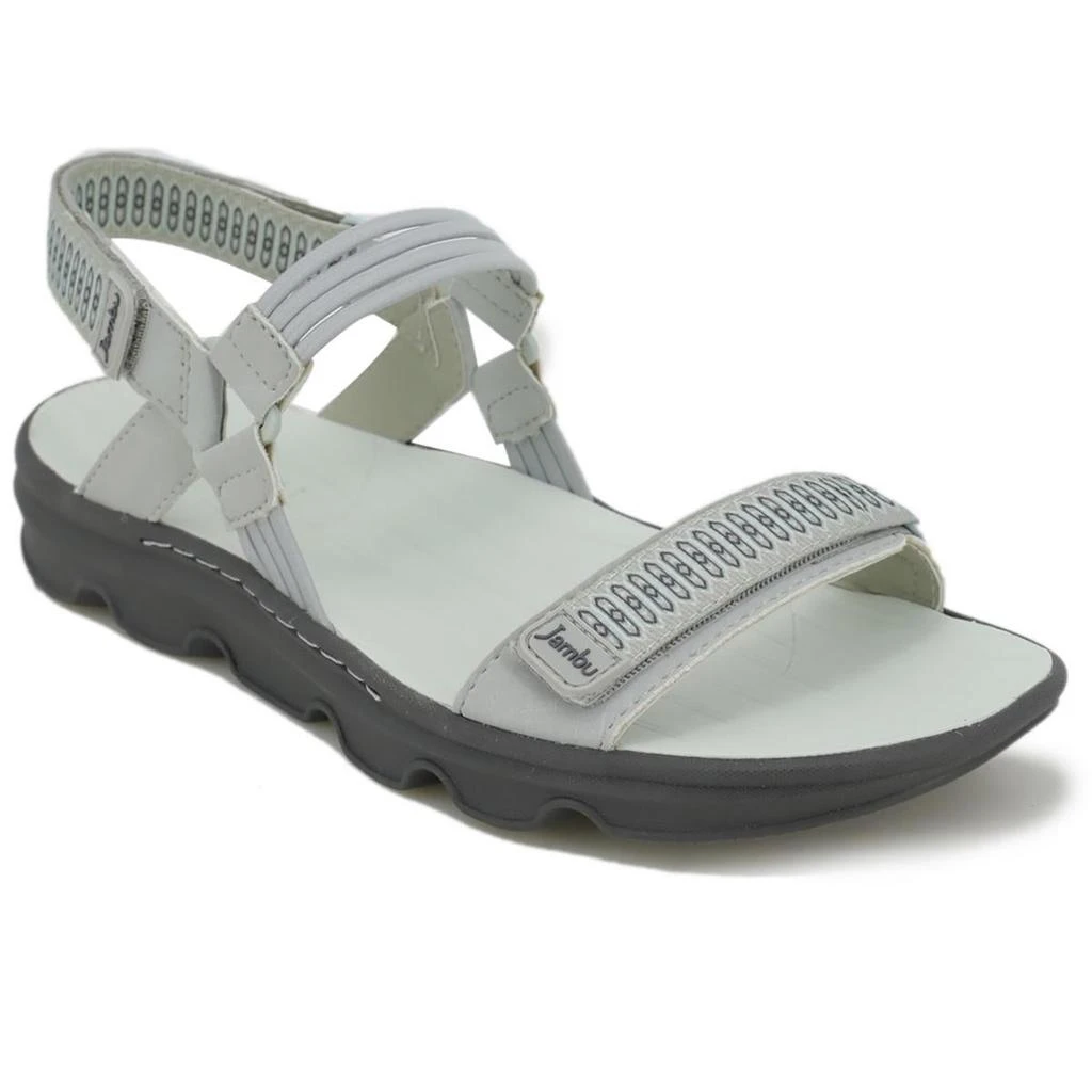 商品Jambu|Jambu Womens Seaside Water Ready Ankle Strap Slingback Wedge Sandals,价格¥107,第1张图片