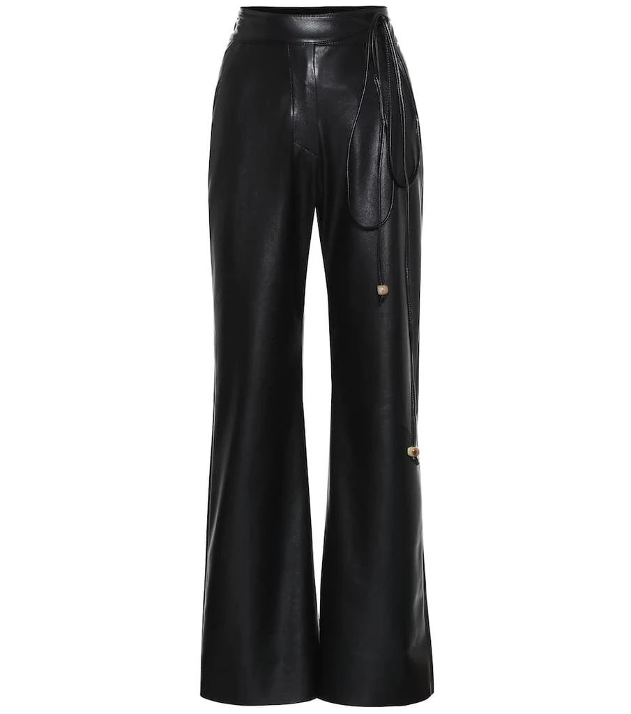 商品Nanushka|Chimo high-rise wide-leg pants,价格¥2276,第1张图片