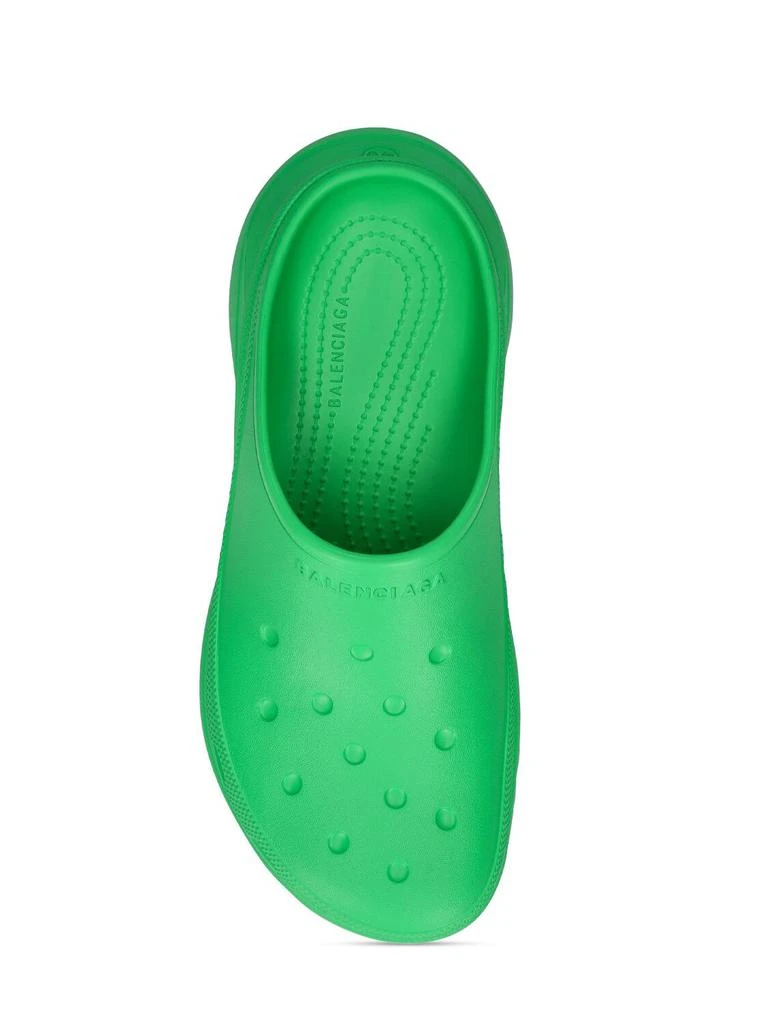 商品Balenciaga|85mm Crocs Rubber Pool Mules,价格¥3336,第4张图片详细描述