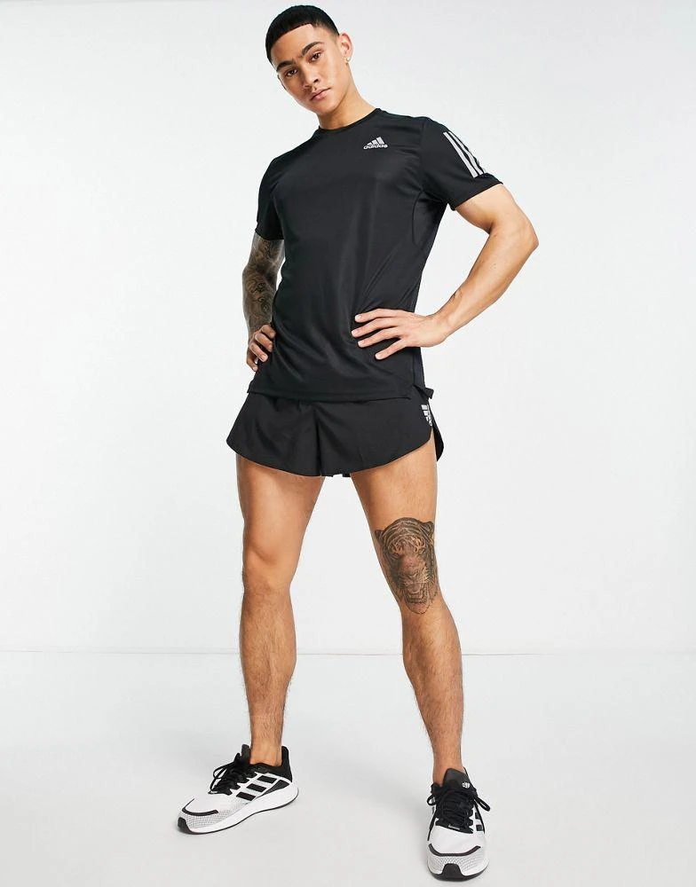 商品Adidas|adidas Running Own The Run t-shirt in black,价格¥201,第4张图片详细描述