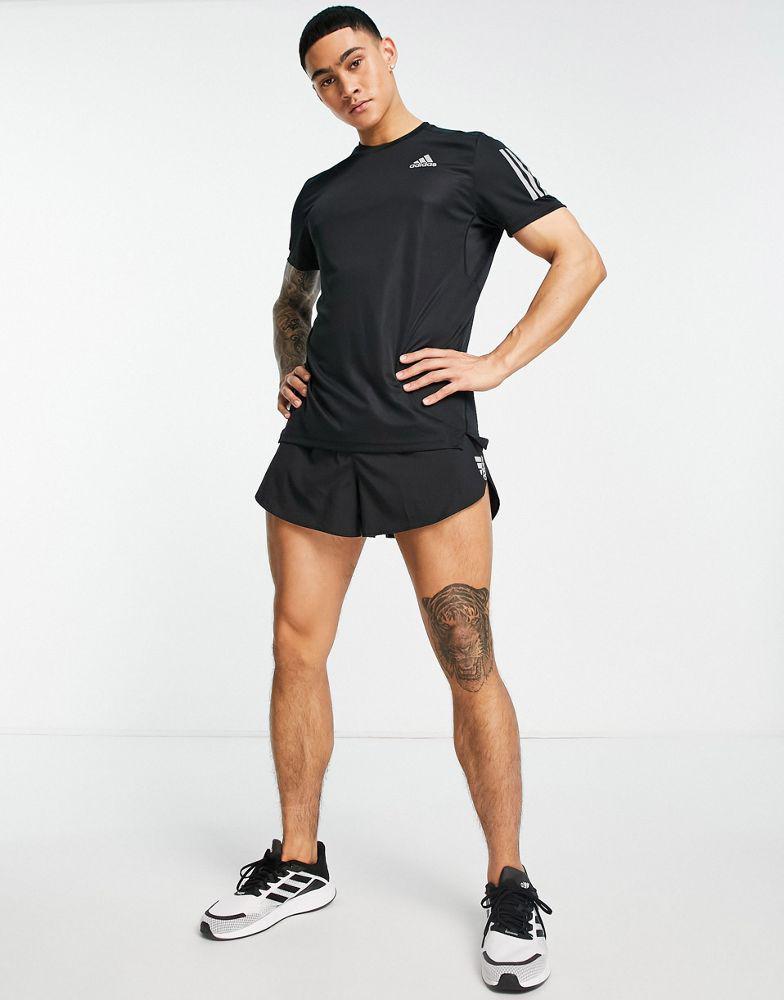 商品Adidas|adidas Running Own The Run t-shirt in black,价格¥299,第6张图片详细描述