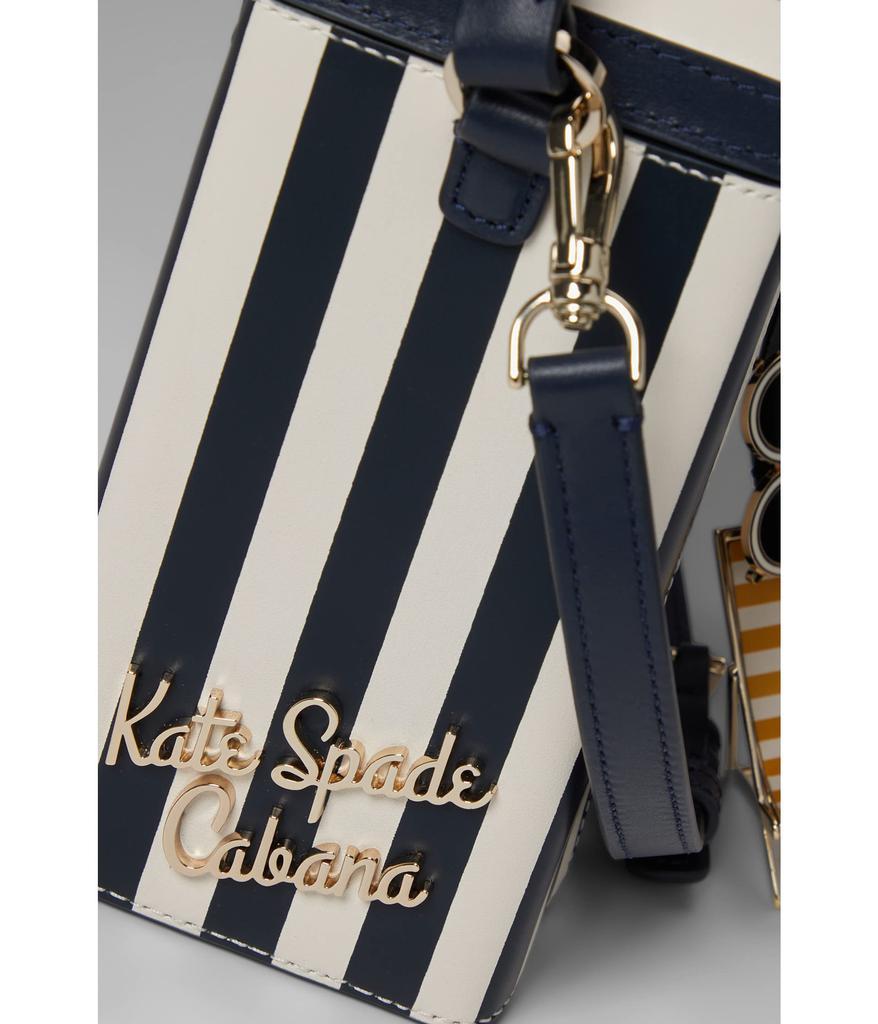 商品Kate Spade|Sunkiss Stripe Printed Smooth Leather 3-D Tent Crossbody,价格¥2919,第6张图片详细描述