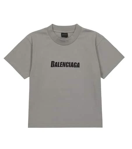 商品Balenciaga|Logo棉质针织T恤,价格¥1611,第1张图片