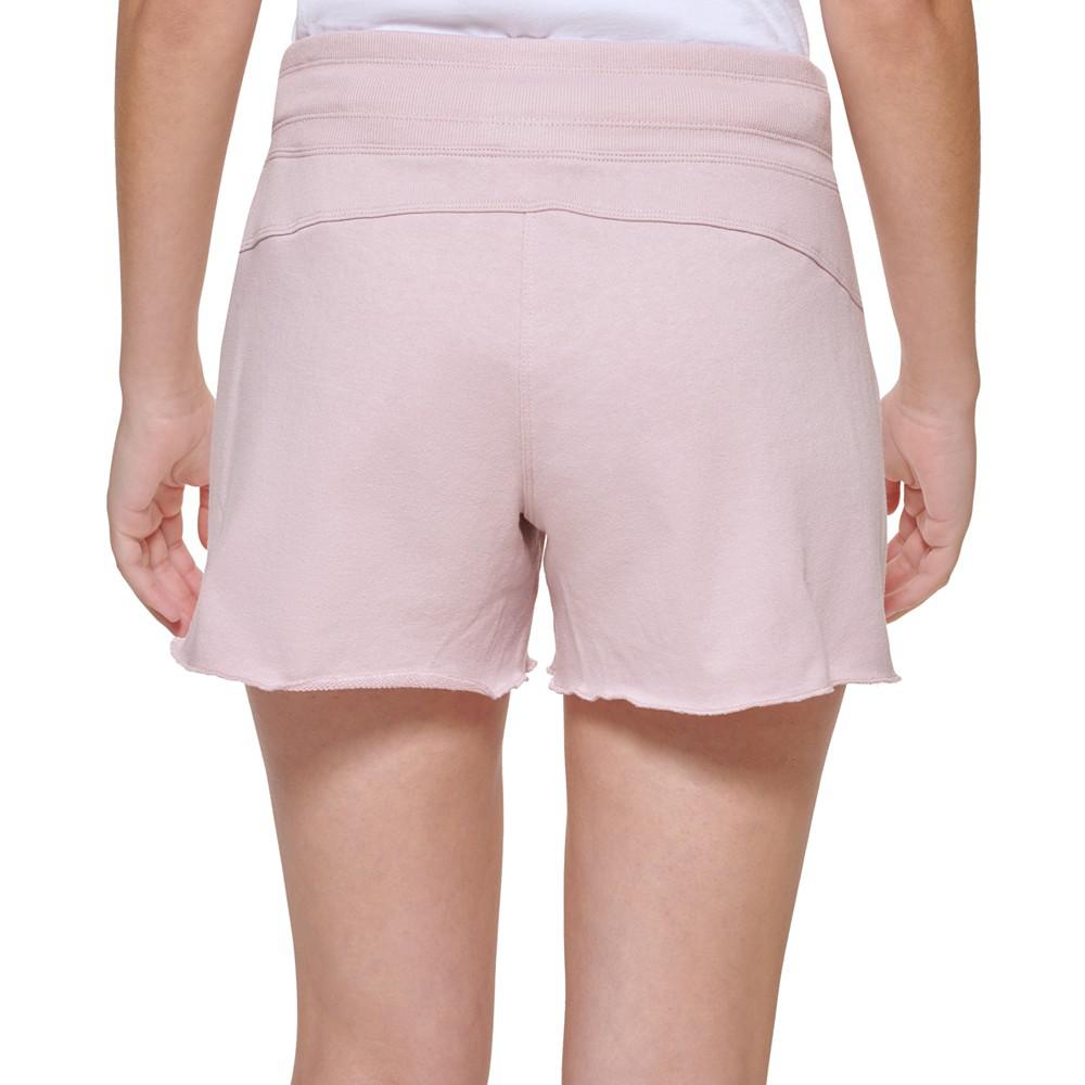 Ribbed-Waist Raw-Hem Shorts商品第3张图片规格展示