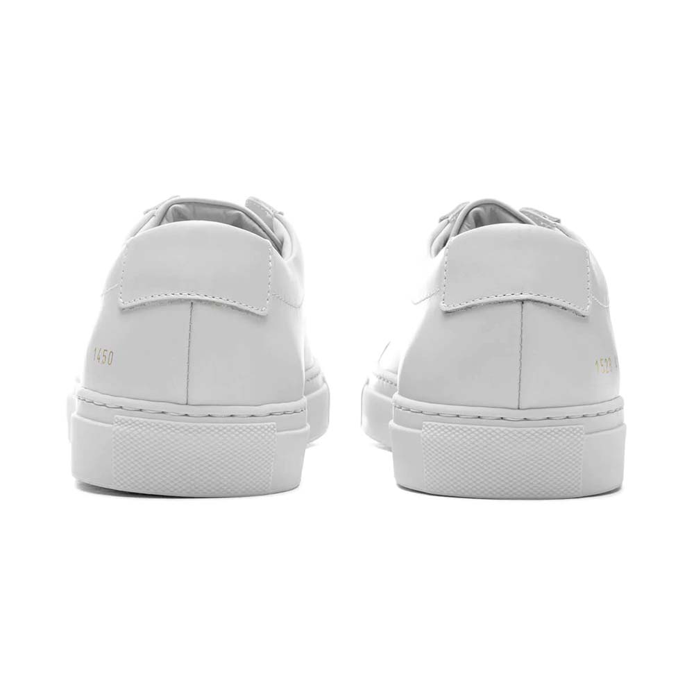 COMMON PROJECTS 男士白色皮革休闲运动鞋 1528-1013商品第4张图片规格展示