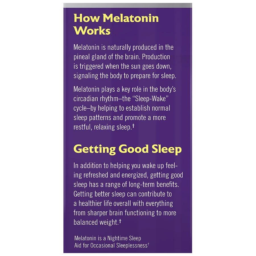 商品Natrol|Advanced Sleep Melatonin 10 mg Time-Release Tablets,价格¥83,第4张图片详细描述