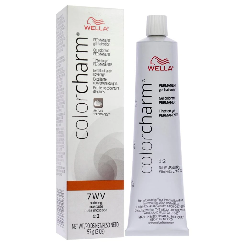 商品Wella|Color Charm Permanent Hair Color Gel - 7WV Nutmeg by  for Women - 2 oz Hair Color,价格¥122,第3张图片详细描述