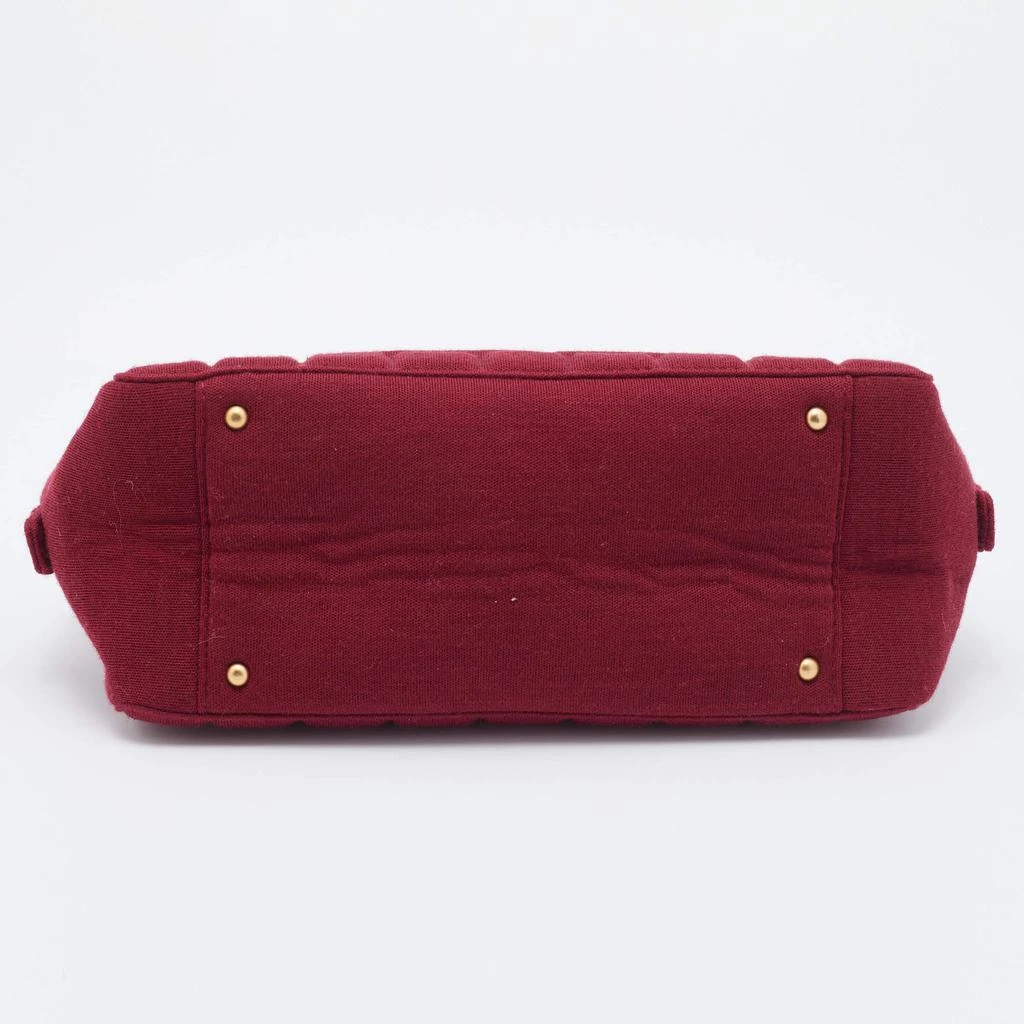 Chanel Burgundy Choco Bar Quilted Jersey Shoulder Bag 商品
