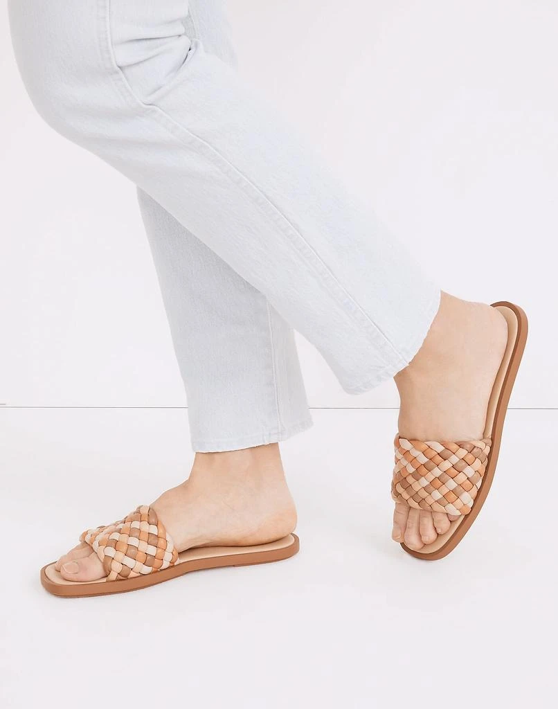 商品Madewell|The Suzi Slide Sandal in Multi Woven Leather,价格¥207,第4张图片详细描述