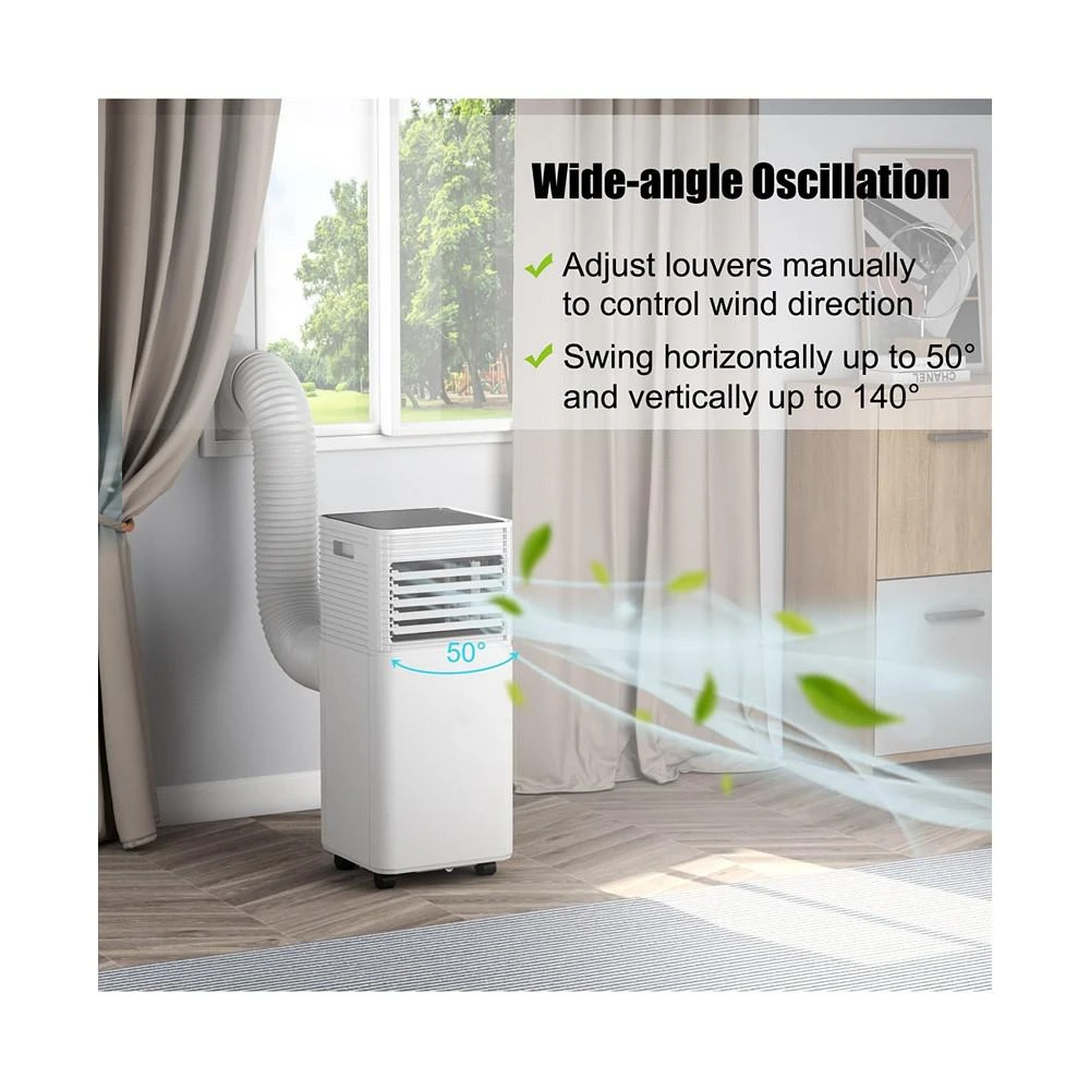 商品Costway|10000 BTU Portable Air Conditioner 3-in-1 Air Cooler w/Dehumidifier & Fan Mode,价格¥2183,第2张图片详细描述