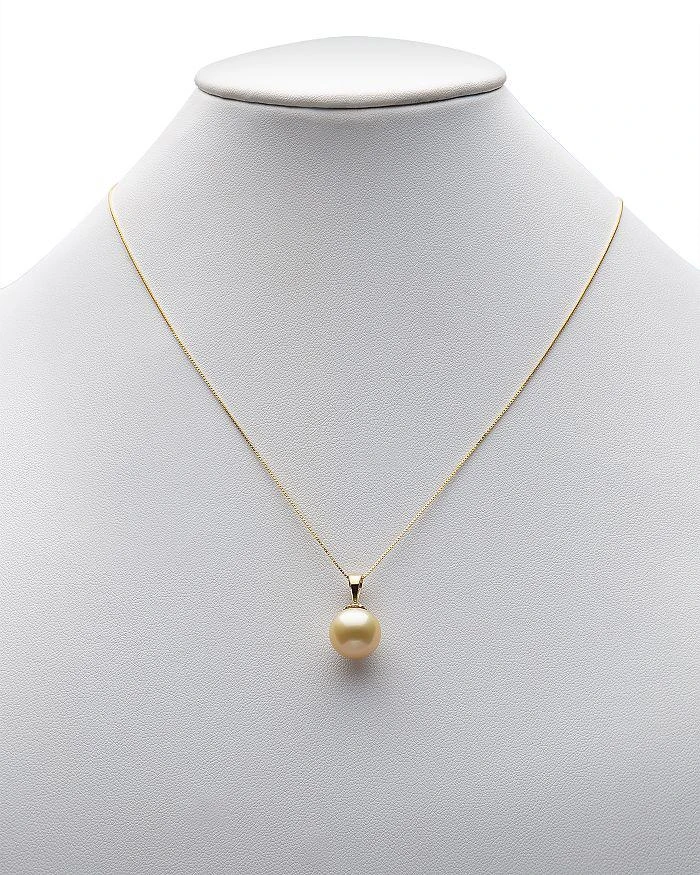 商品Bloomingdale's|Golden South Sea Cultured Pearl Pendant Necklace in 14K Yellow Gold, 18" - Exclusive,价格¥12644,第2张图片详细描述