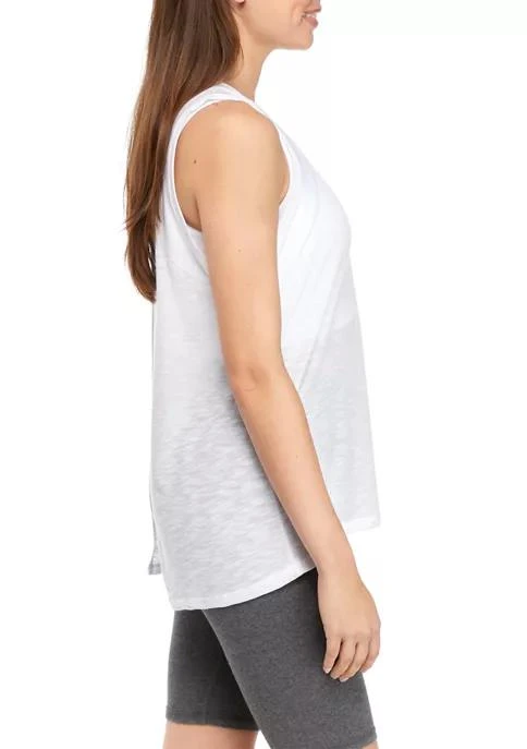 商品Tommy Hilfiger|Hilfiger Sport Womens Tie Back Logo Tank,价格¥222,第3张图片详细描述